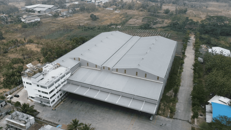Cladding Rails In Cold Storage Cladding Spandek Trimdek KOBAtrim 1035 Proyek Cold Storage — PT Kobal ...