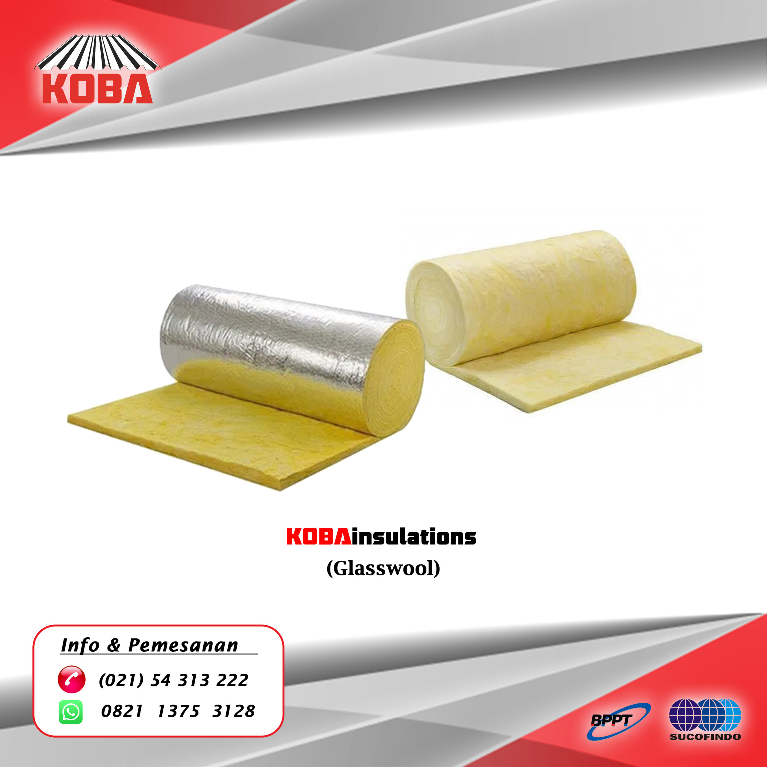 Insulasi Glasswool