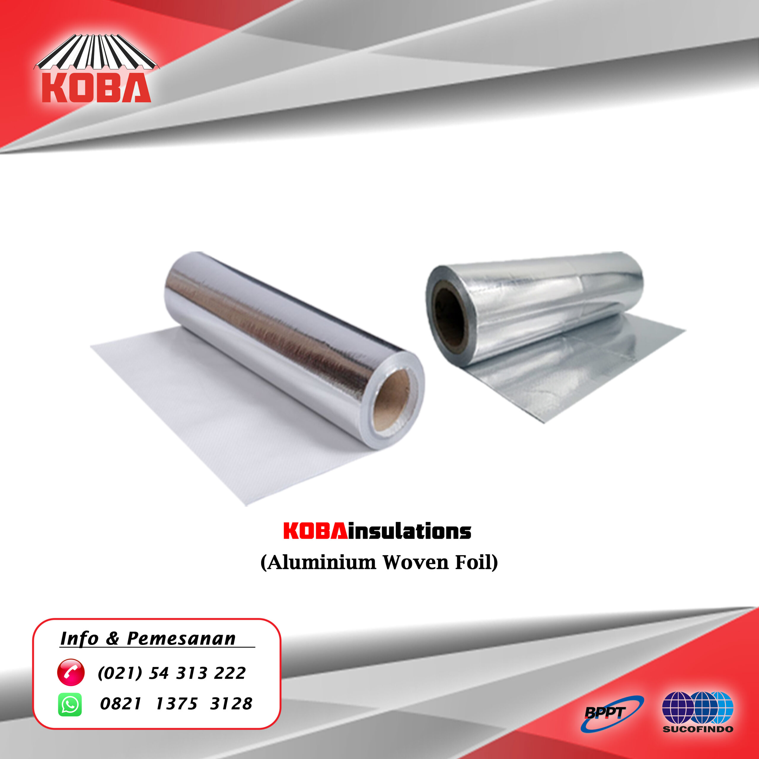 Insulasi Aluminium Woven Foil